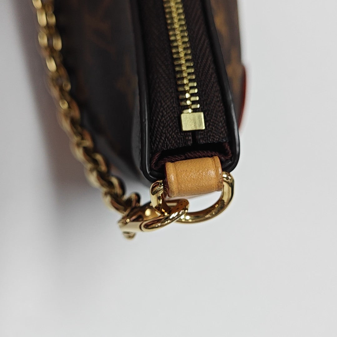 BOULOGNE Nano Monogram Coated Canvas Brown