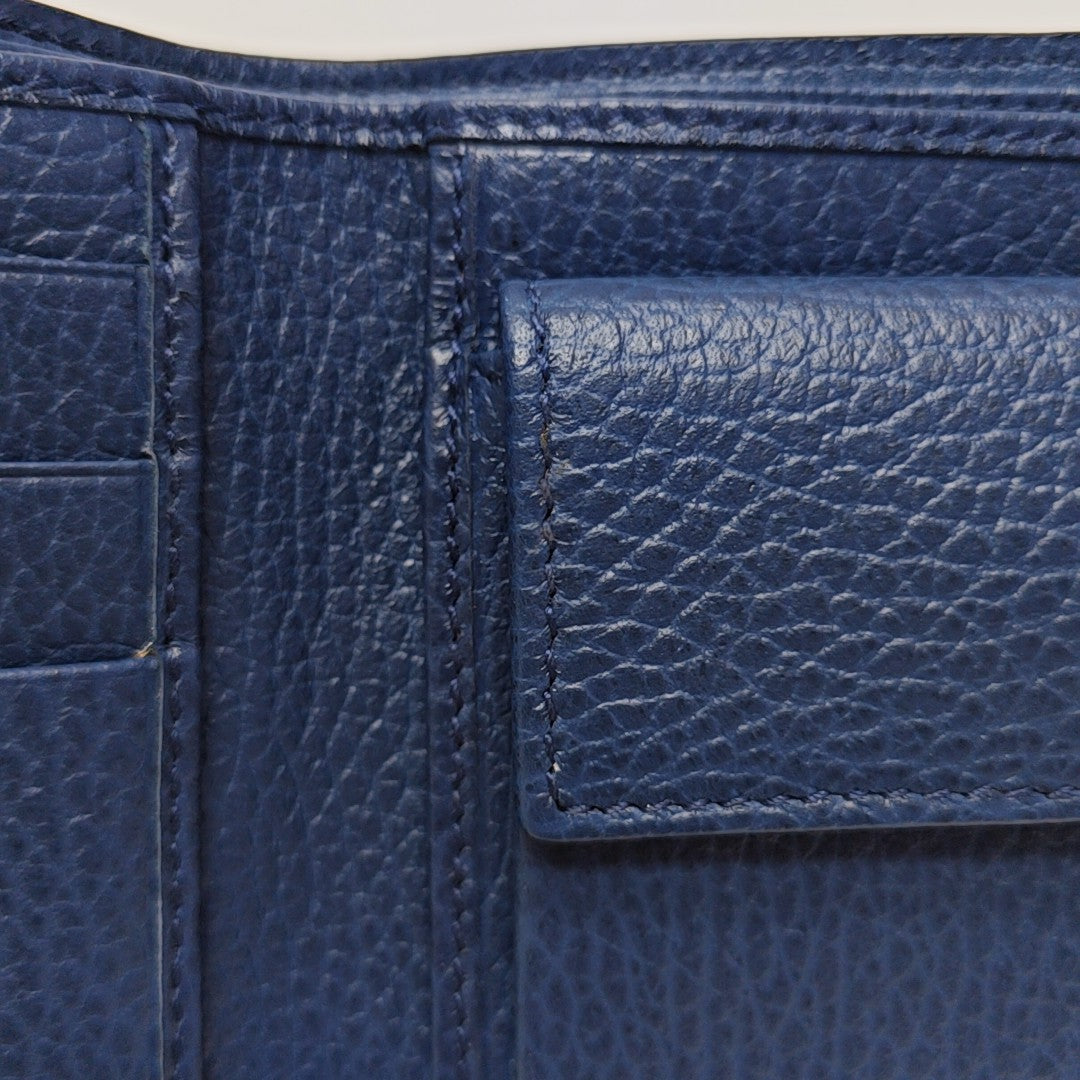 Calfskin Wallet Blue