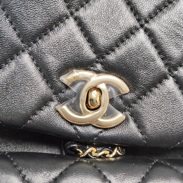 DUMA Quilted Lambskin Black