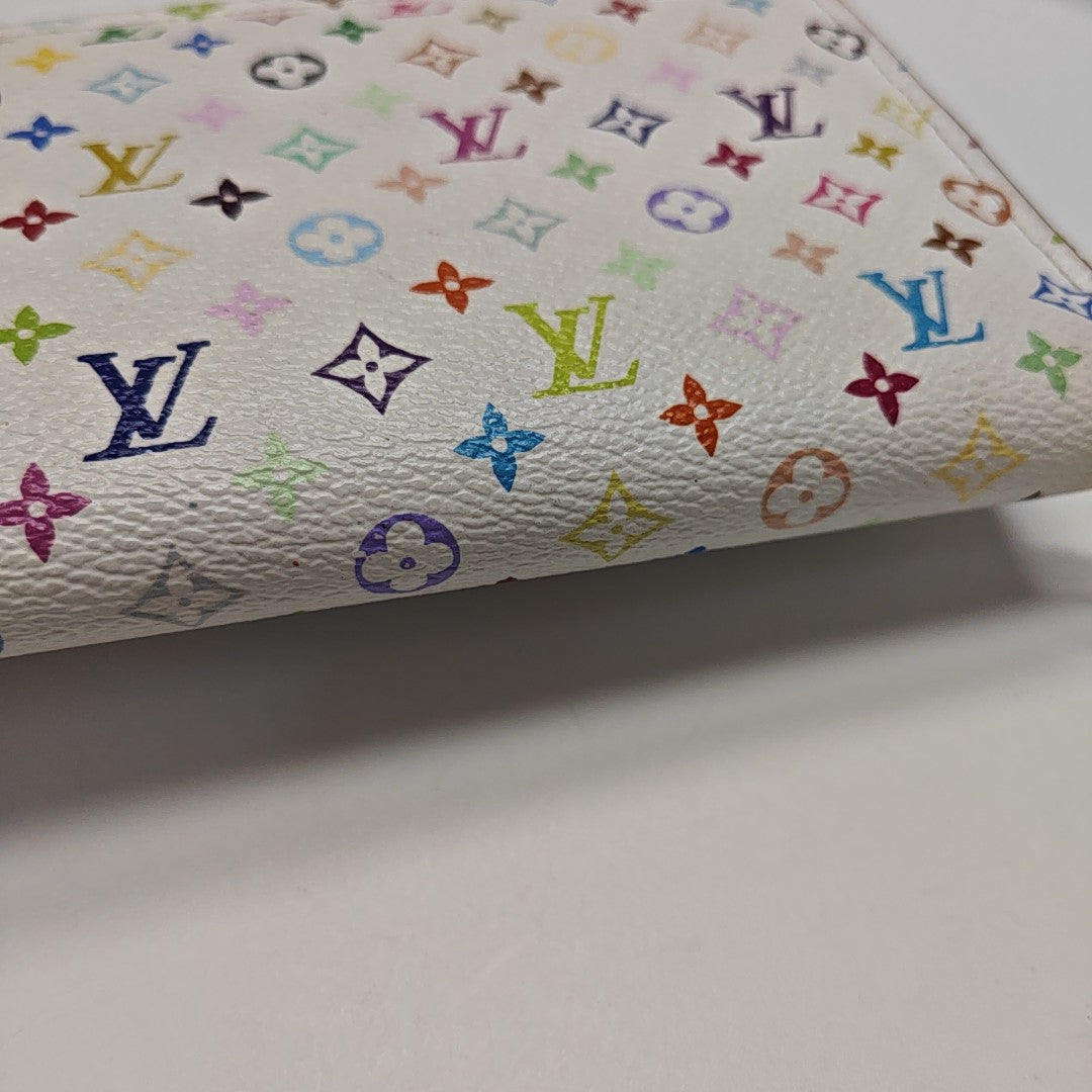 LV × TM INSOLITE Monogram Coated Canvas White Wallet