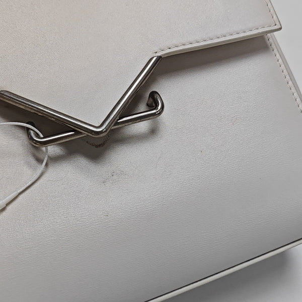 The Clip Calfskin White
