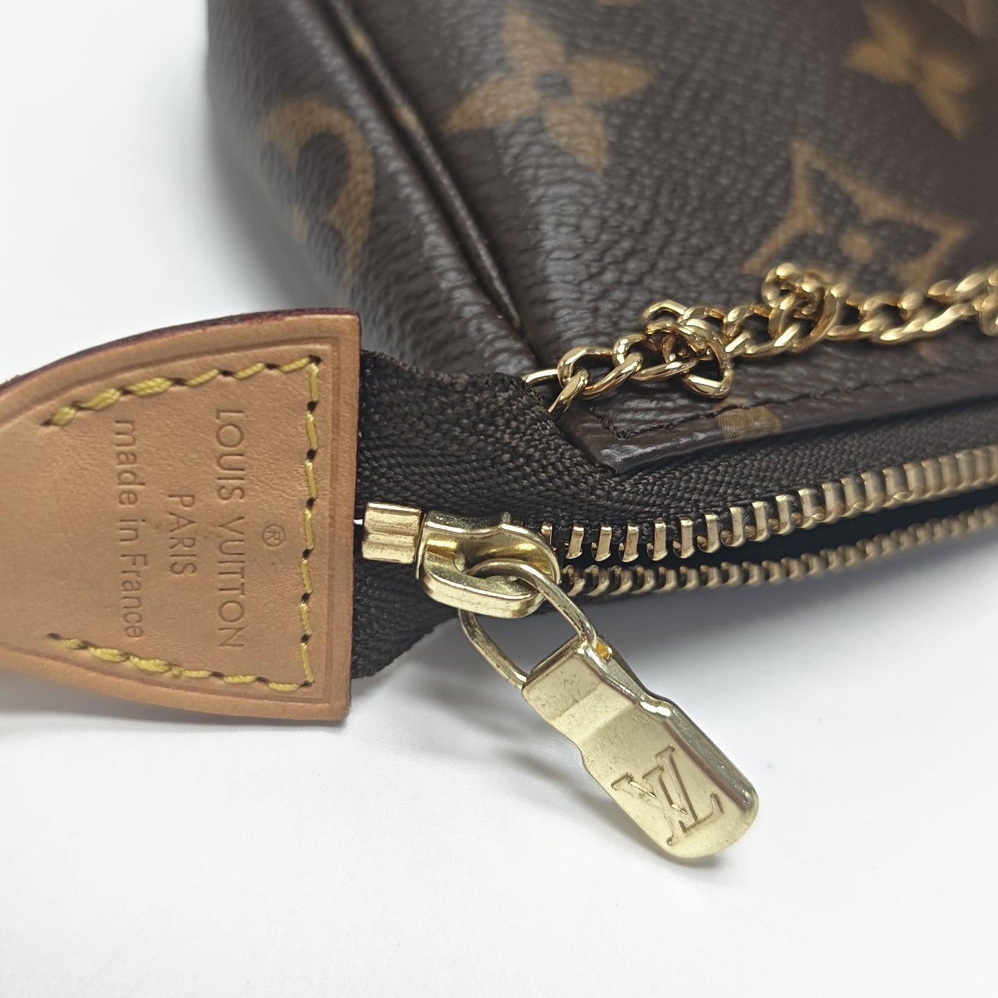 ACCESSOIRES Mini Monogram Coated Canvas Brown