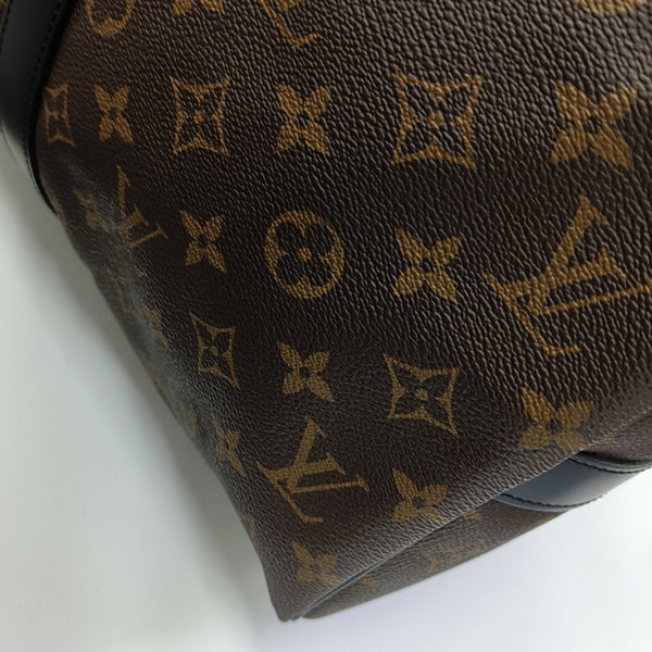 KEEPALL 45 Monogram Coated Canvas Brown