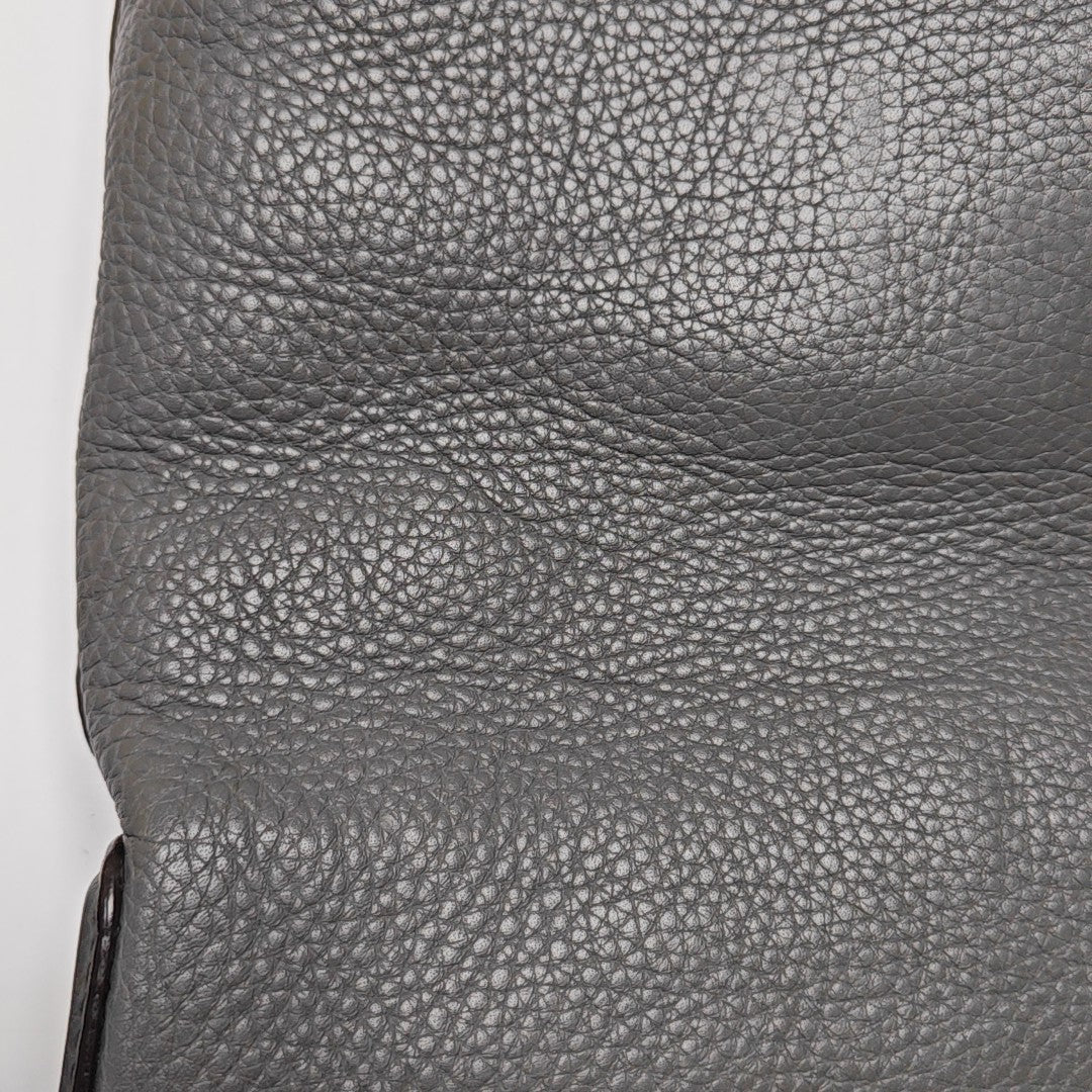 Calfskin Crossbody Bag Gray