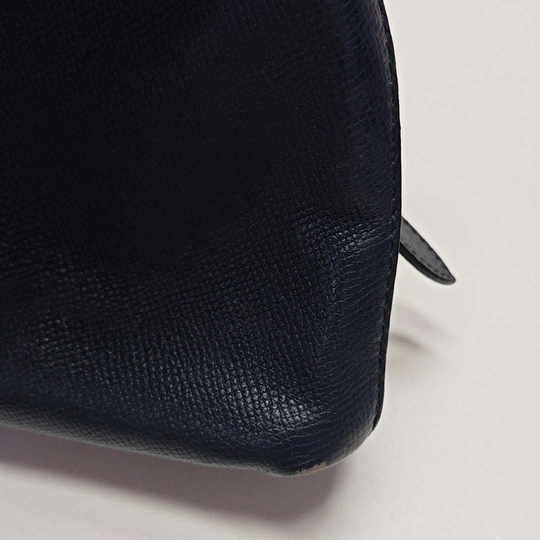 Calfskin Tote Bag Blue