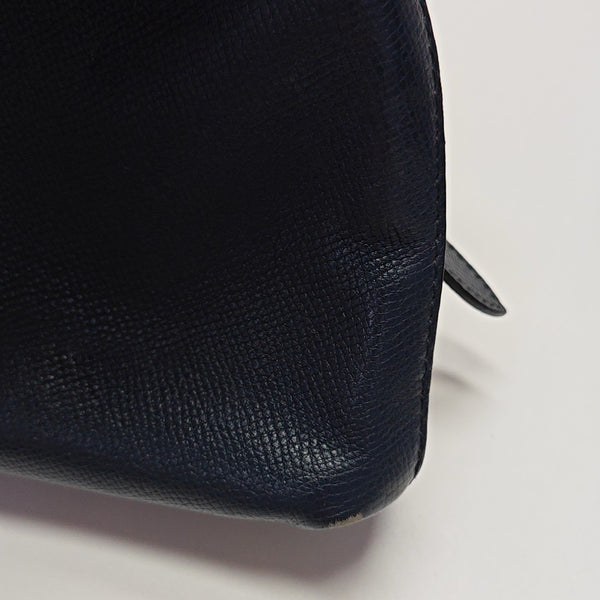 Calfskin Tote Bag Blue
