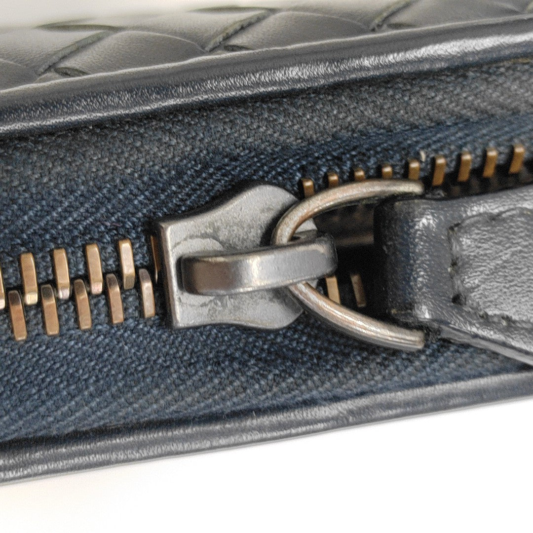 Calfskin Wallet Blue