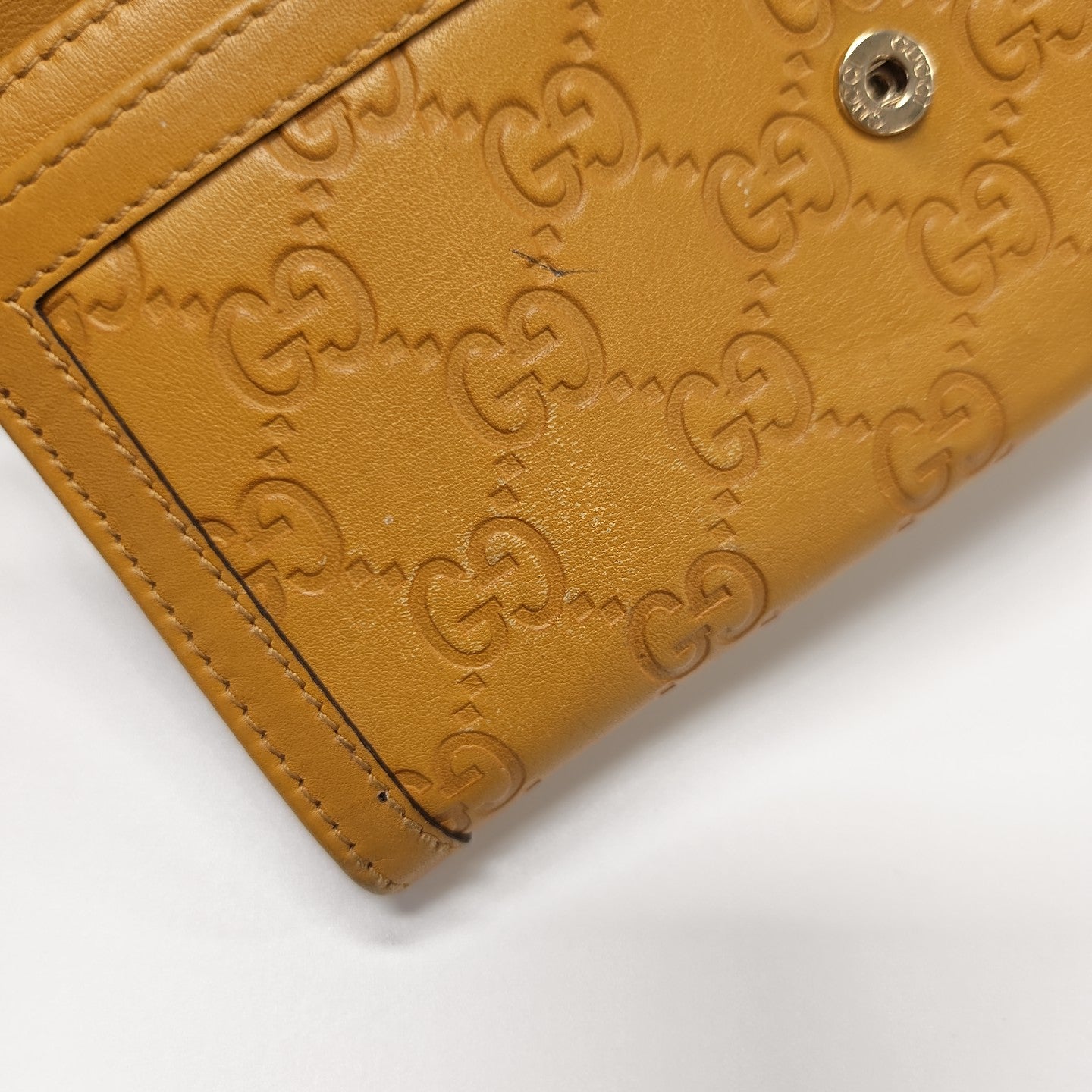 Monogram Calfskin Wallet Yellow