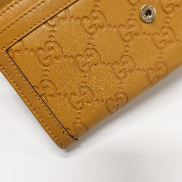 Monogram Calfskin Wallet Yellow
