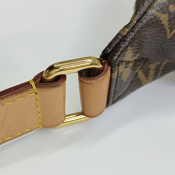 BUMBAG Monogram Coated Canvas Brown