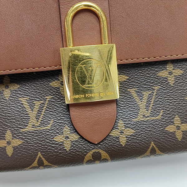 LOCKY BB Monogram Coated Canvas Brown