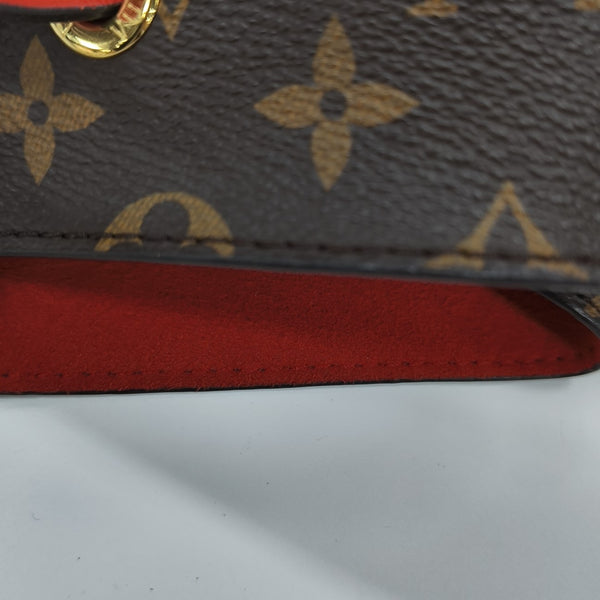 NÉONOÉ MM Monogram Coated Canvas Brown