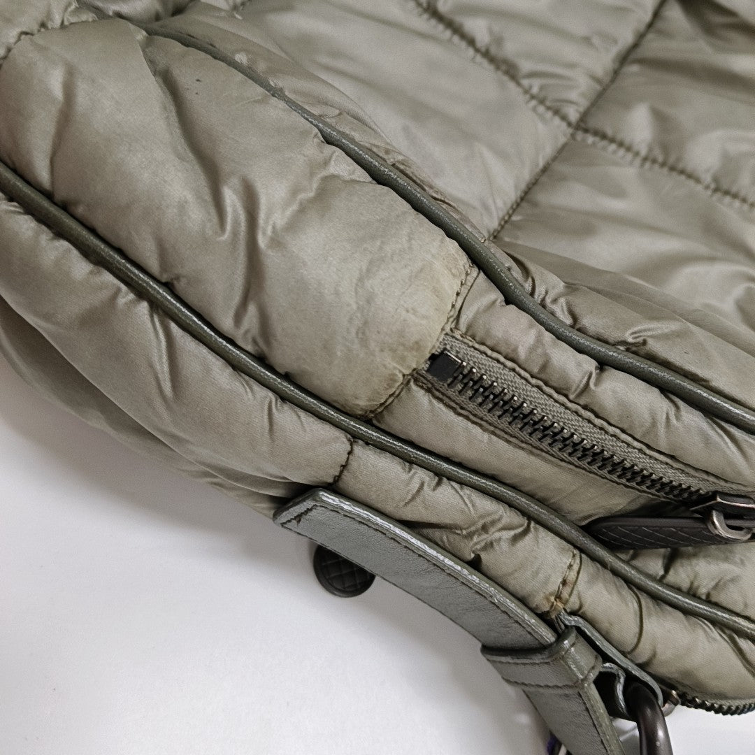 Quilted Nylon Gray