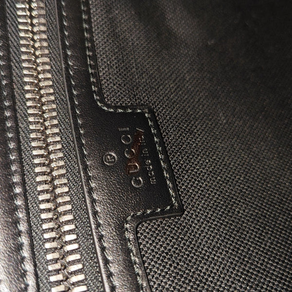 Monogram Coated Canvas Tote Bag Medium Black