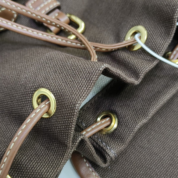 Fabric Backpack Brown