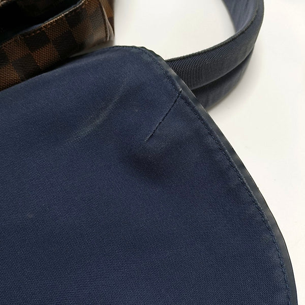 Damier Ebene Coated Canvas Brown