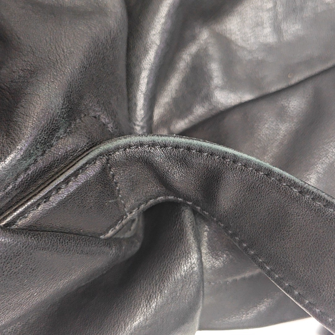 Calfskin Backpack Black