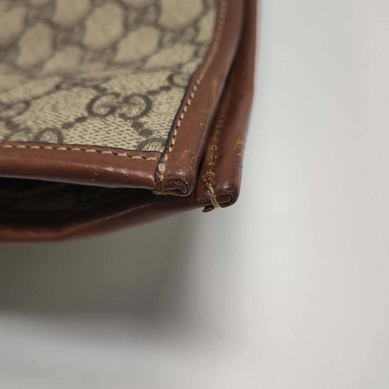 Monogram Coated Canvas Tote Bag Black