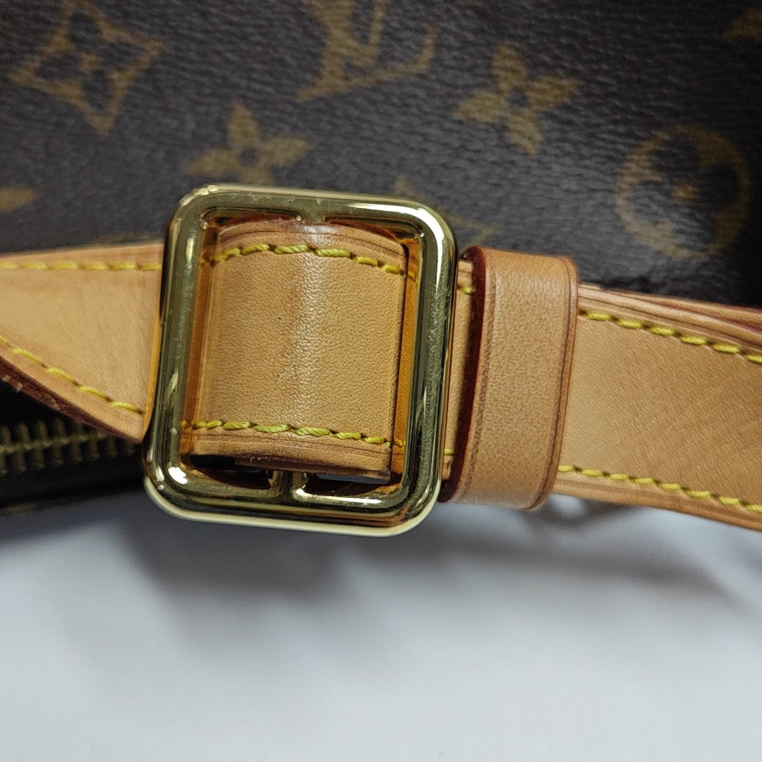 BUMBAG Monogram Coated Canvas Brown