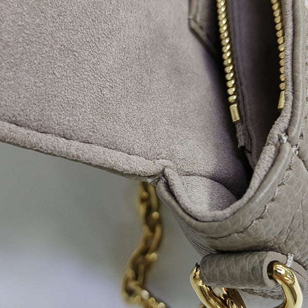 IVY Monogram Calfskin Gray