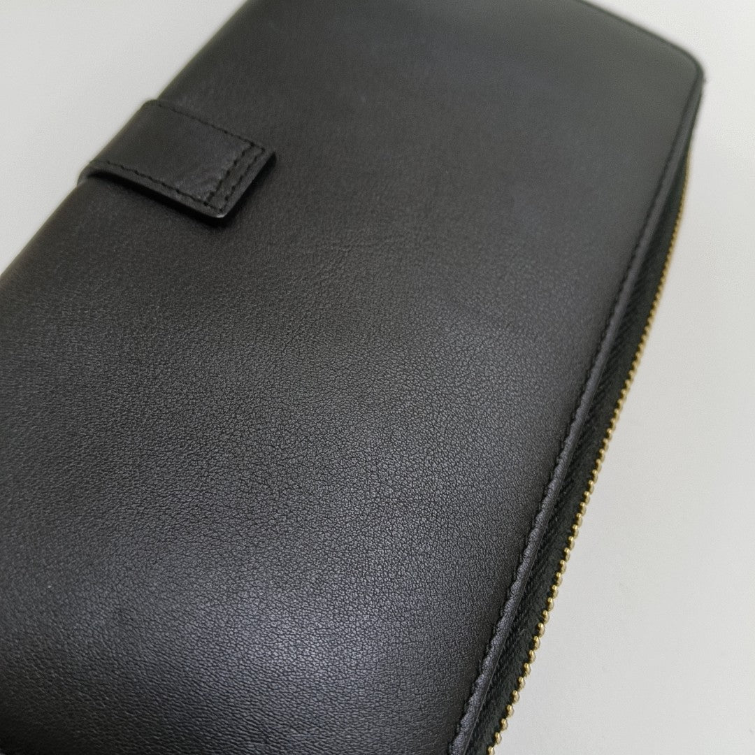 Calfskin Wallet Blue