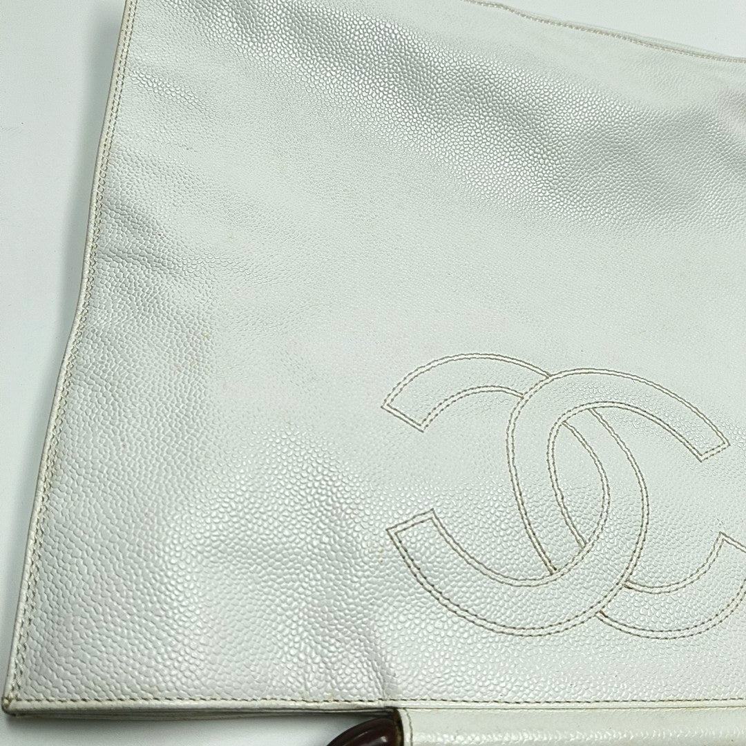 Quilted Leather White
