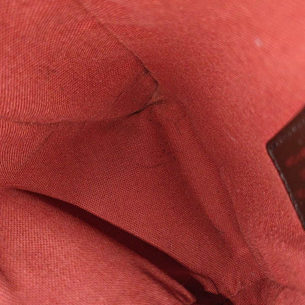 GÉRONIMOS Lona revestida Damier Ebene Marrón