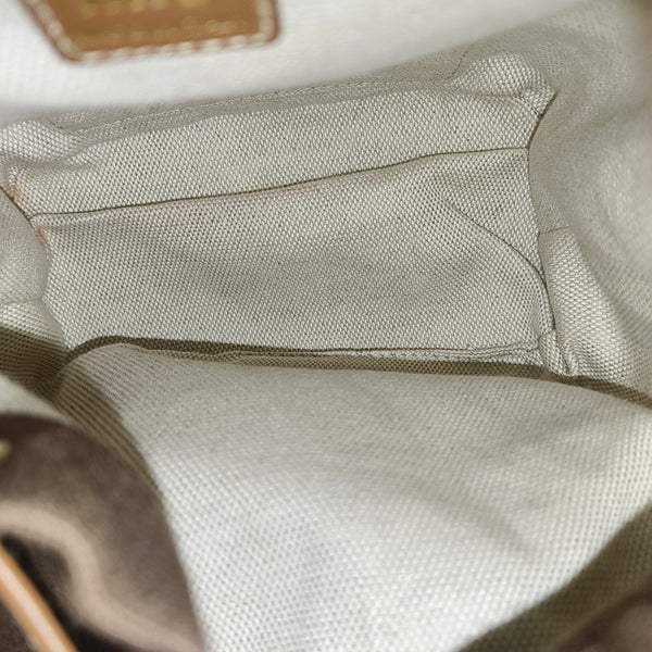 Fabric Backpack Brown