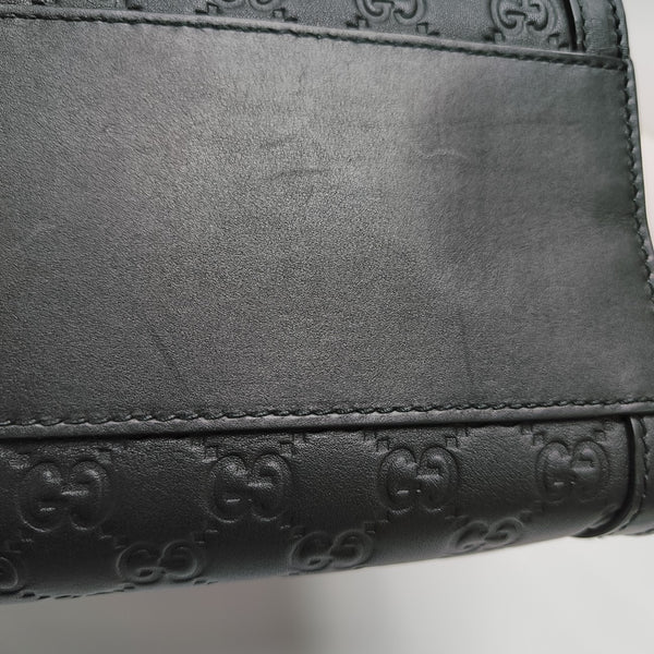 Padlock Medium Monogram Calfskin Black