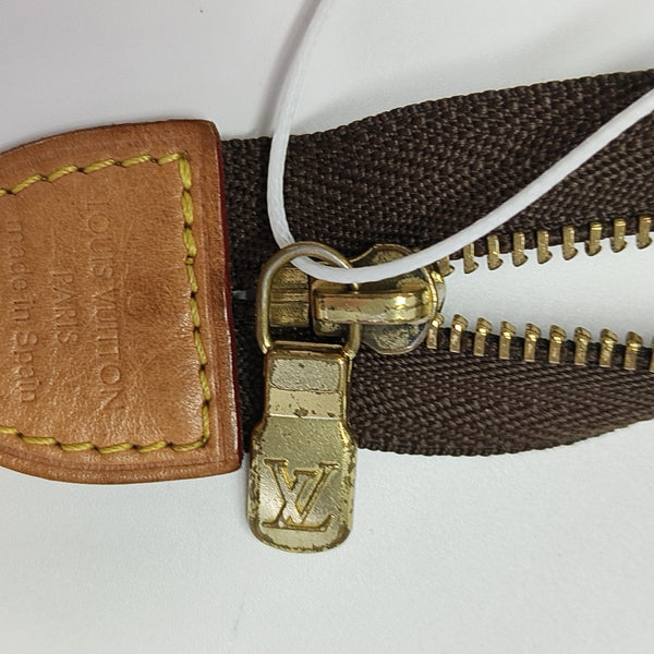 TOILET POCKET 19 Monogram Coated Canvas Brown