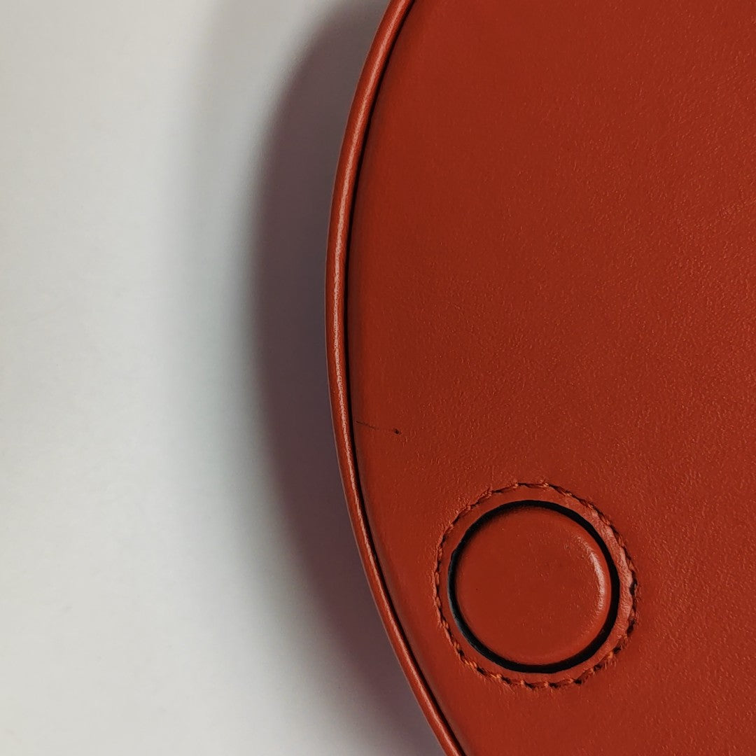 Heel Calfskin Red