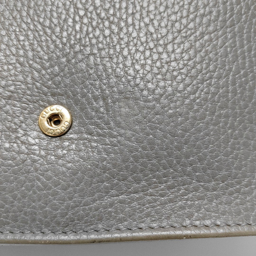 Interlocking G Calfskin Gray