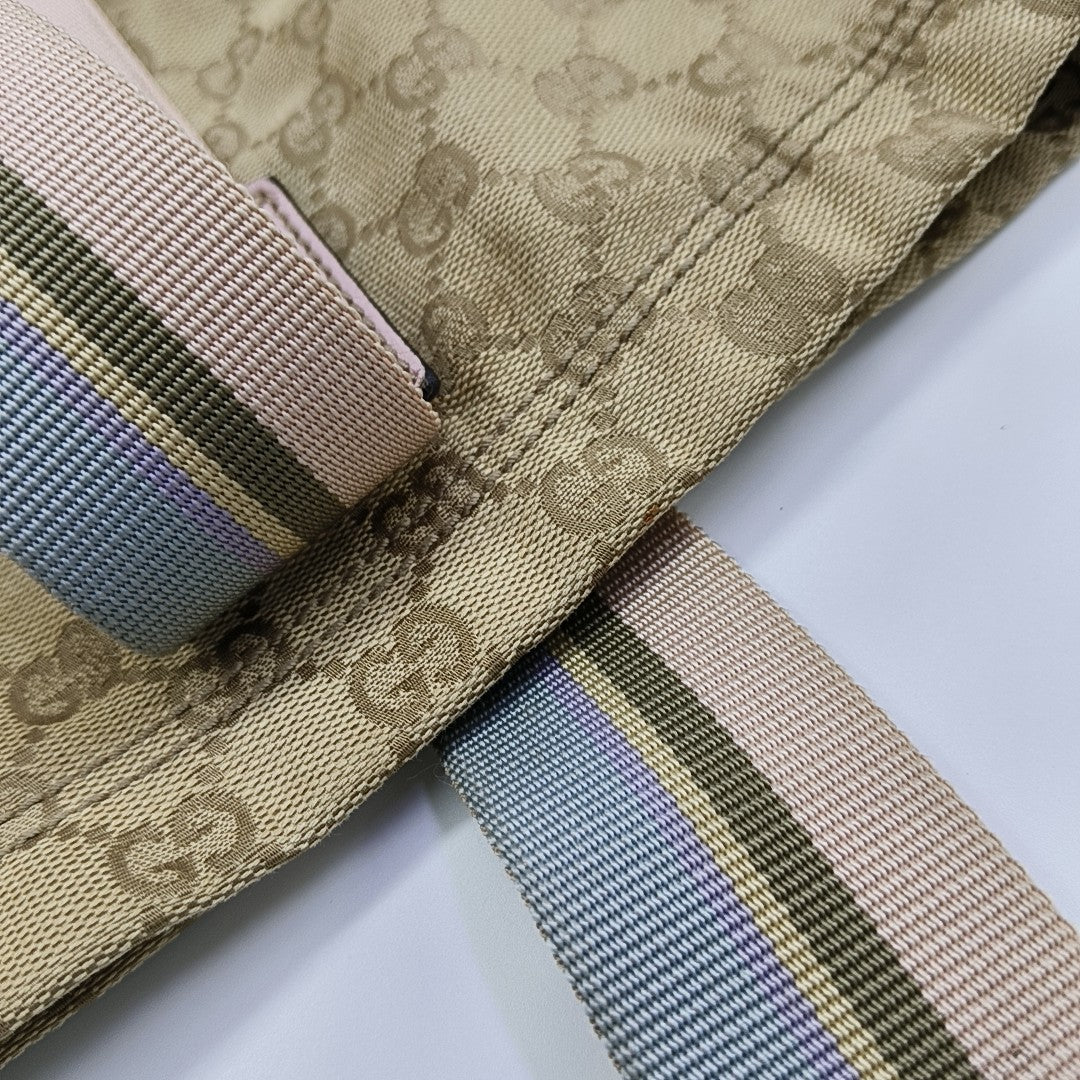 Monogram Canvas Tote Bag Beige