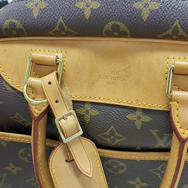DEAUVILLE Monogram Coated Canvas Brown