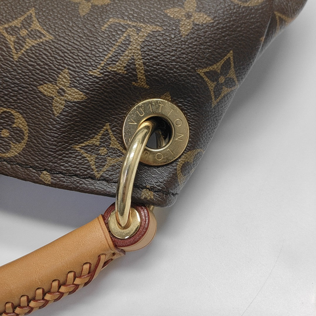 ARTSY MM Monogram Coated Canvas Brown