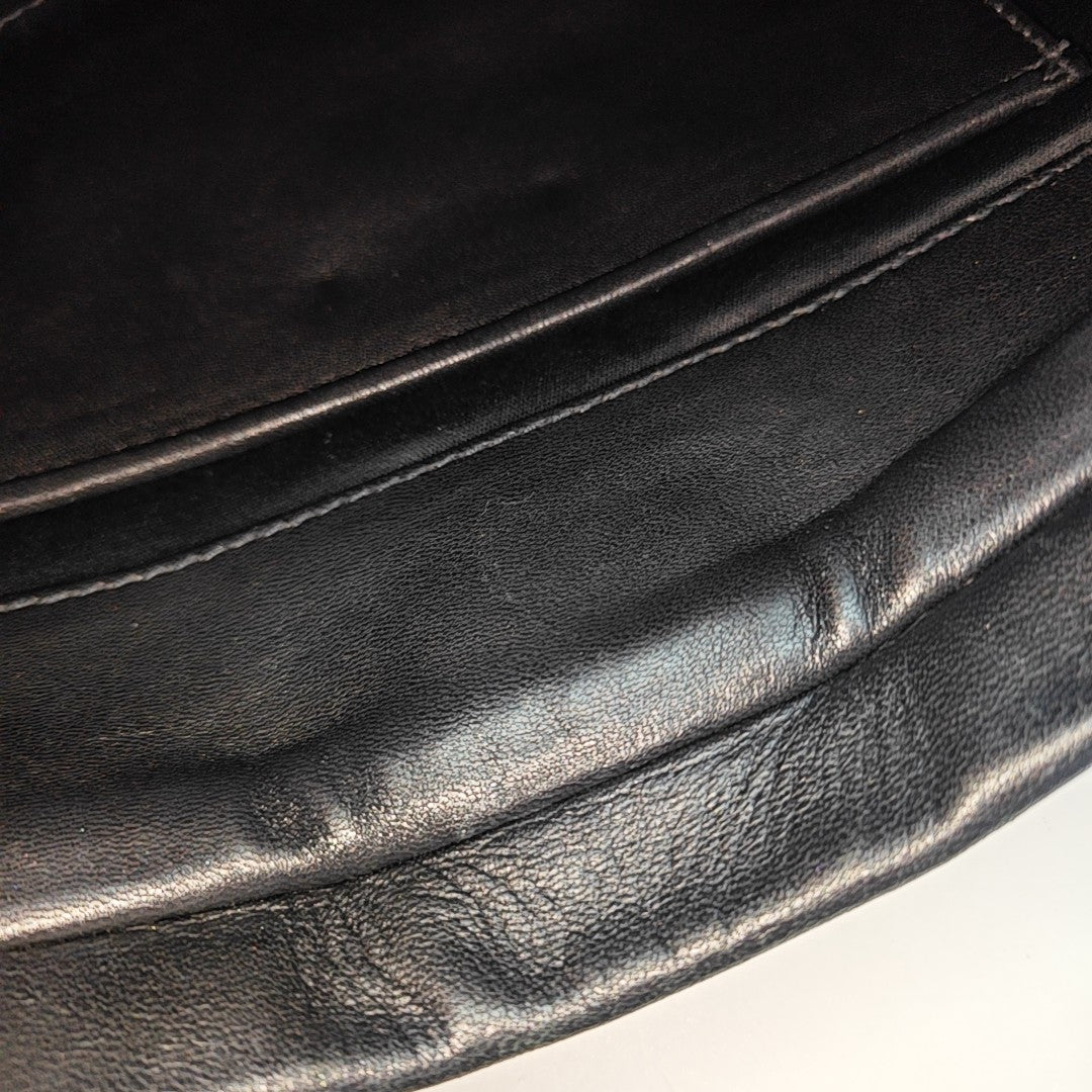 Quilted Lambskin Clutch Black