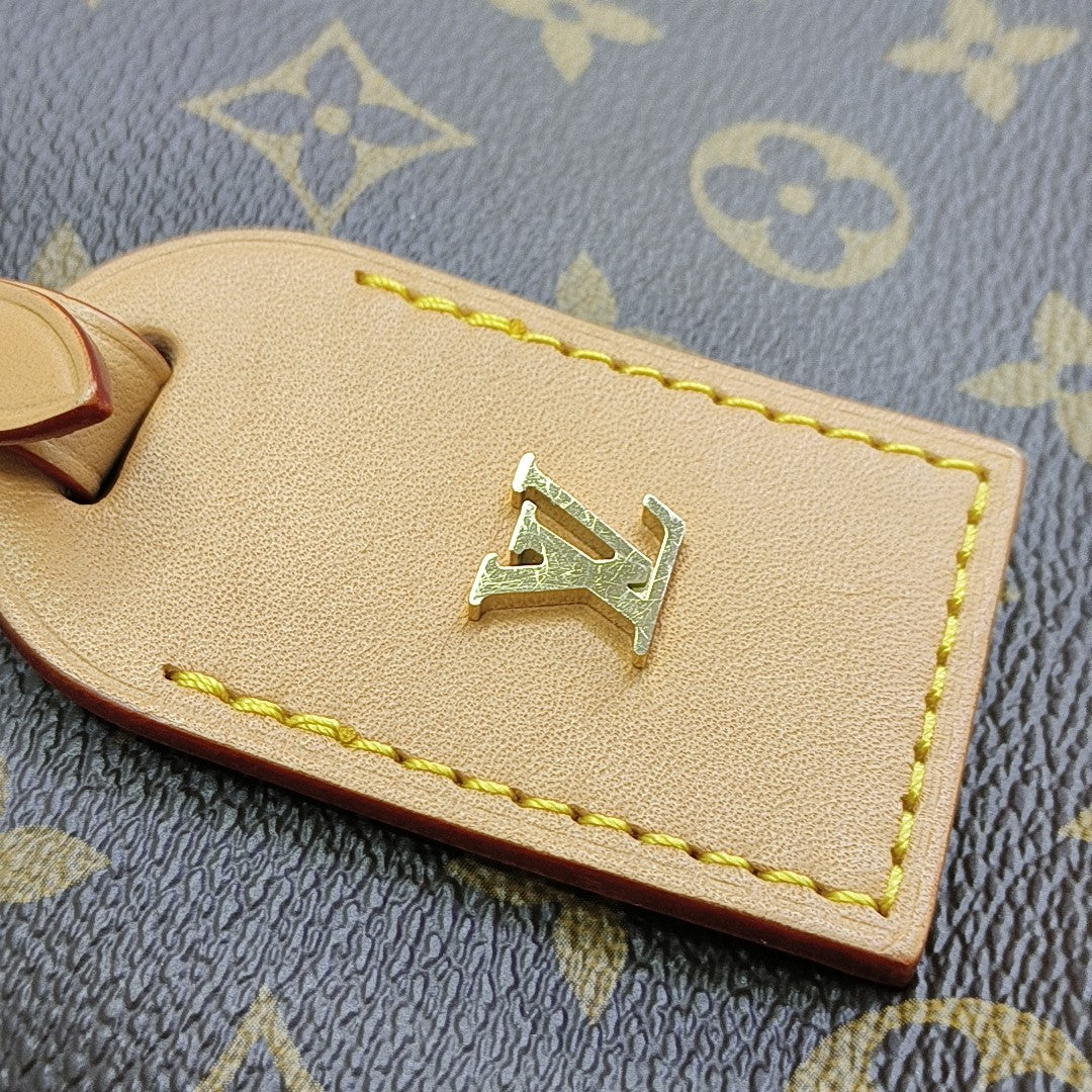 CARRYALL MM Monogram Coated Canvas Brown