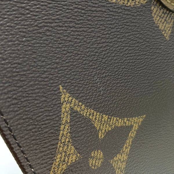 ONTHEGO MM Monogram Coated Canvas Brown