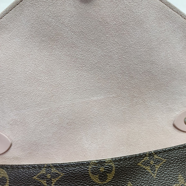 SAINT MICHEL Monogram Coated Canvas Pink