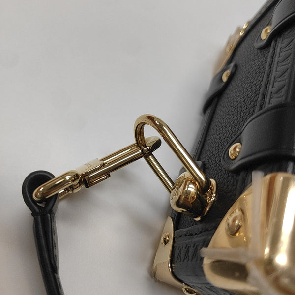SIDE TRUNK PM Calfskin Black
