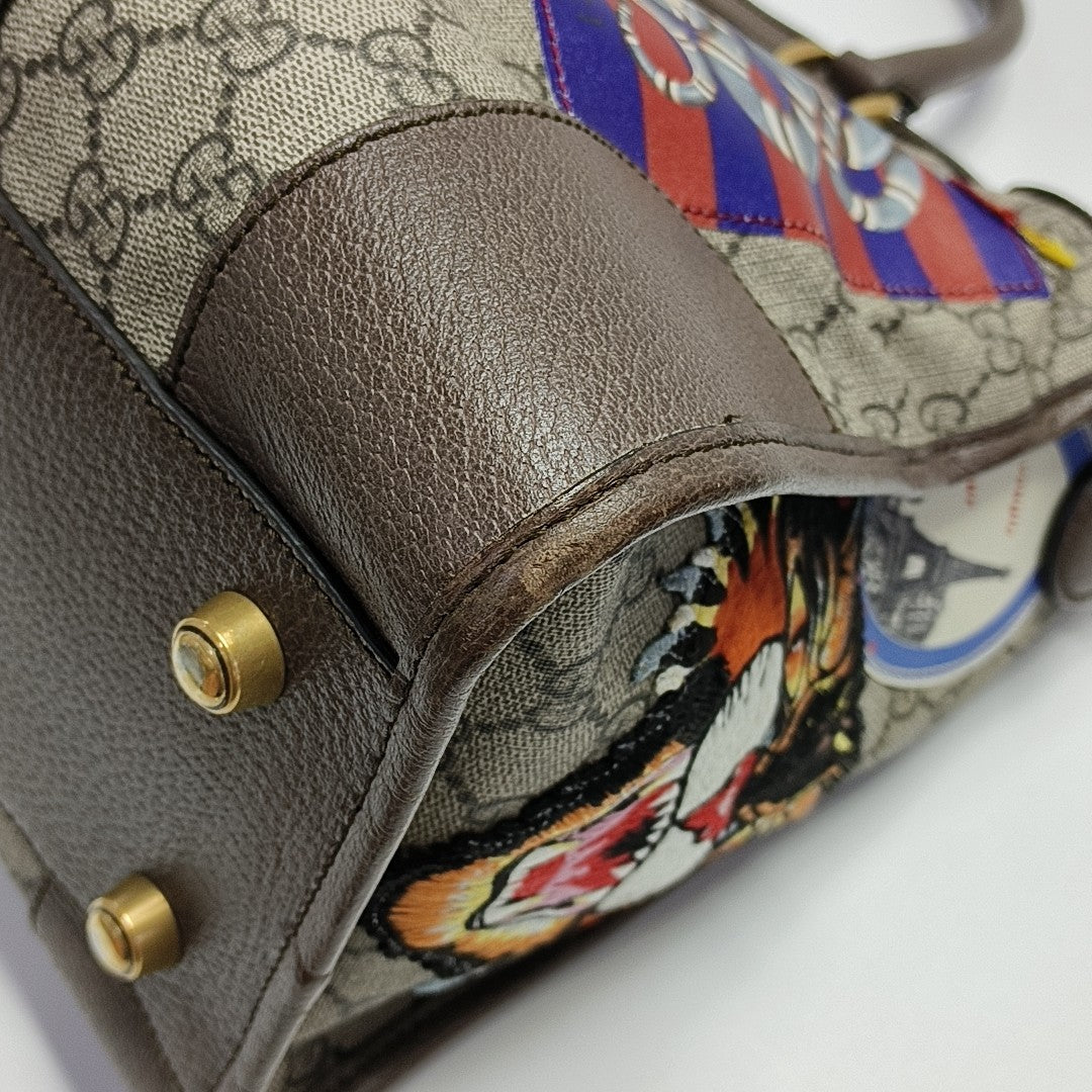 Courrier Monogram Coated Canvas Beige
