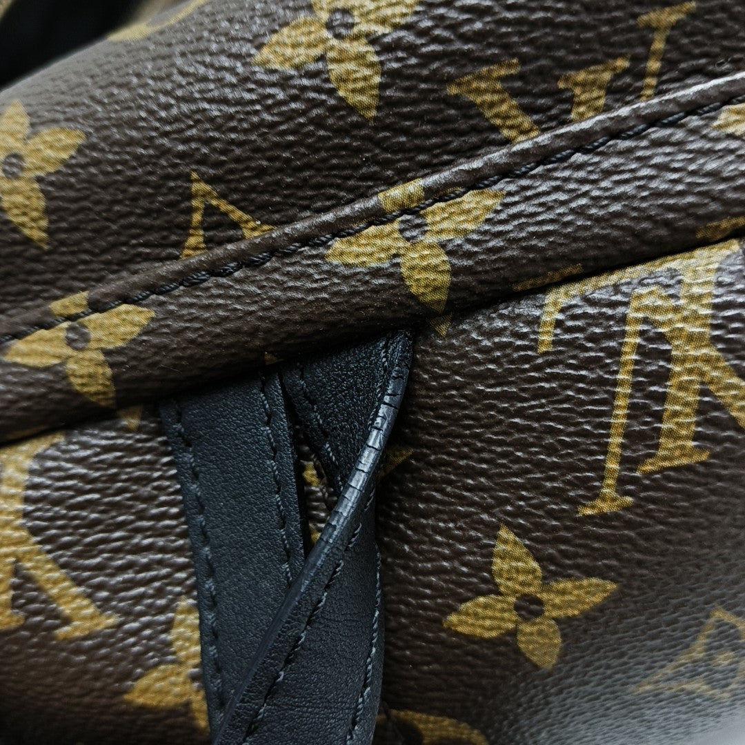 PALM SPRINGS PM Monogram Coated Canvas Brown