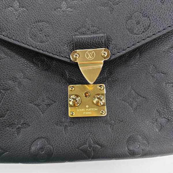 MÉTIS MM Monogram Calfskin Black
