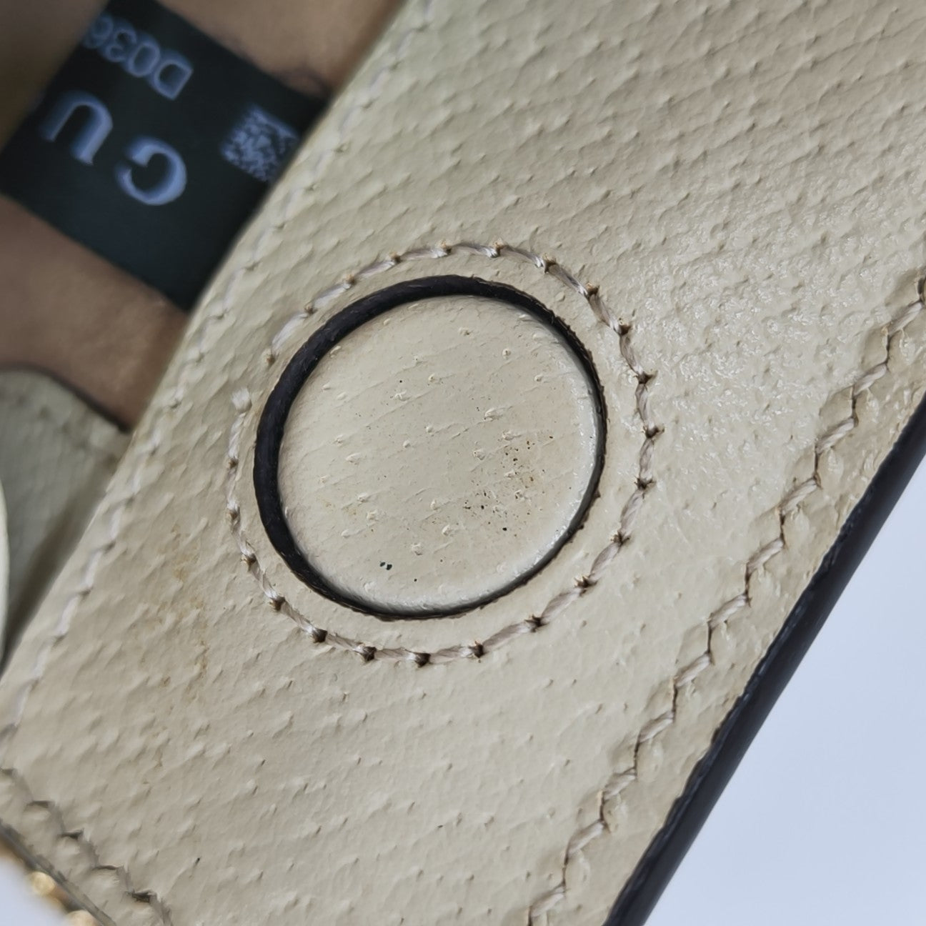 Ophidia Mini Monogram Coated Canvas Beige