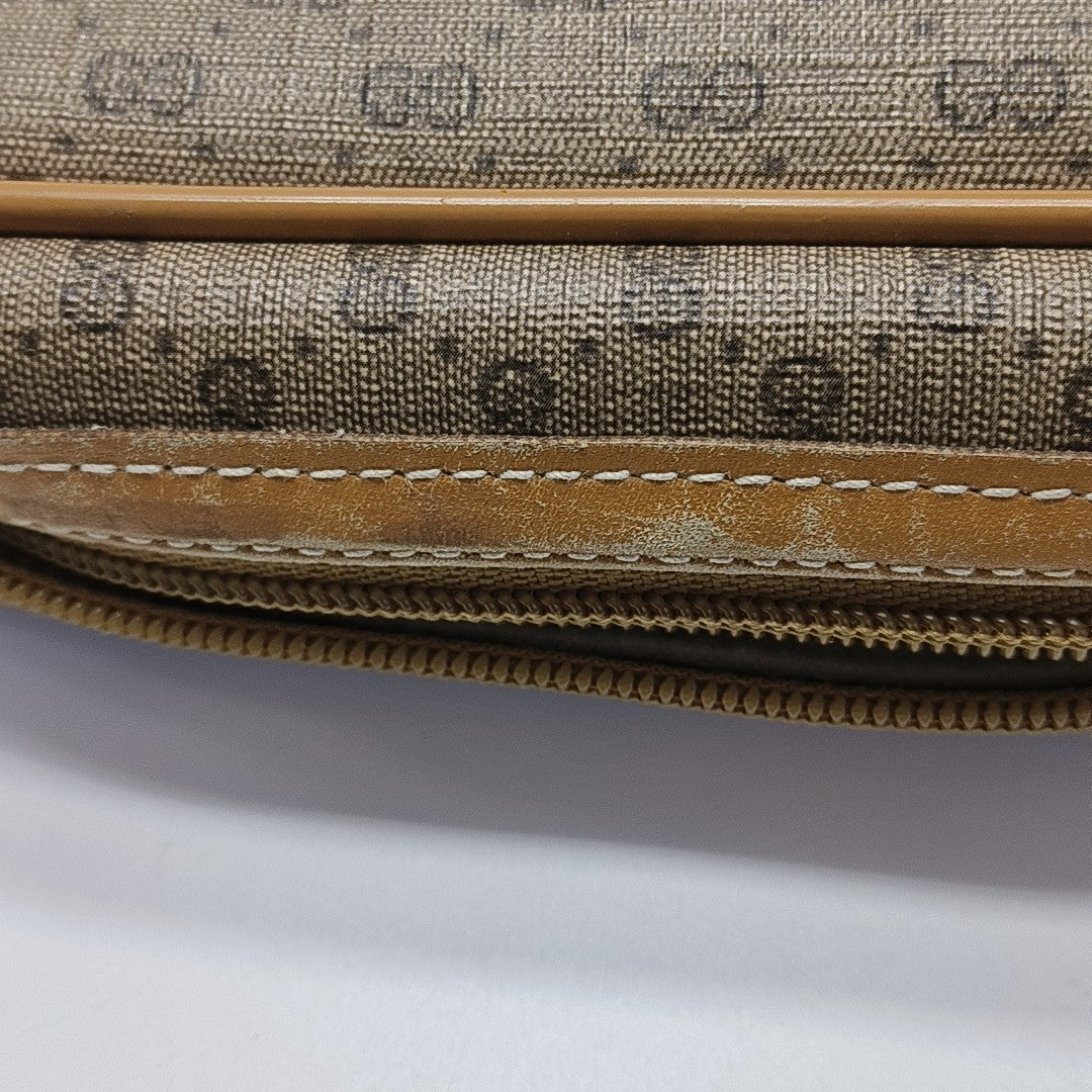 Monogram Coated Canvas Top Handle Bag Beige
