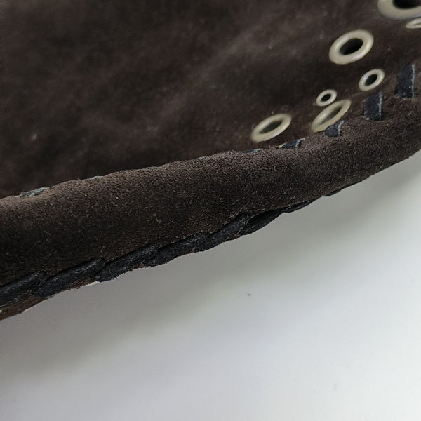 Suede Tote Bag Brown