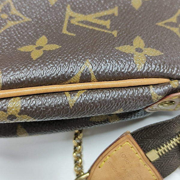 EVA Monogram Coated Canvas Brown