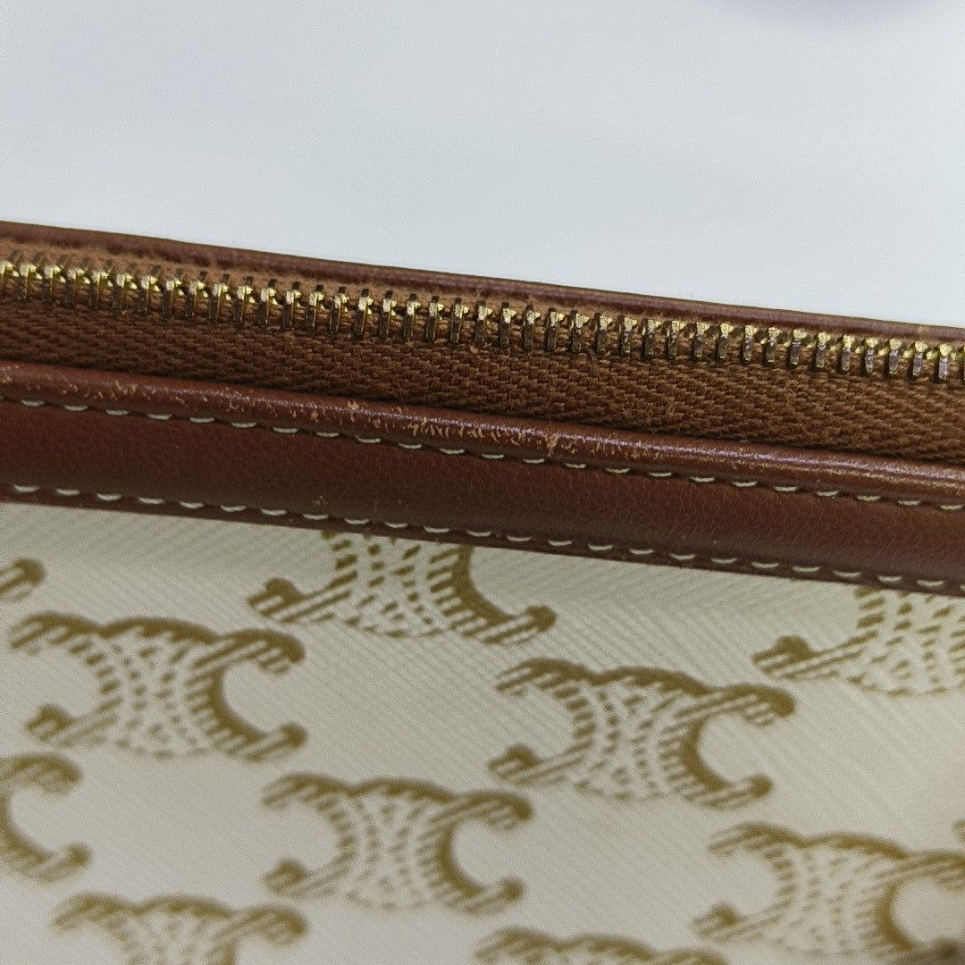 Calfskin Shoulder Bag Brown