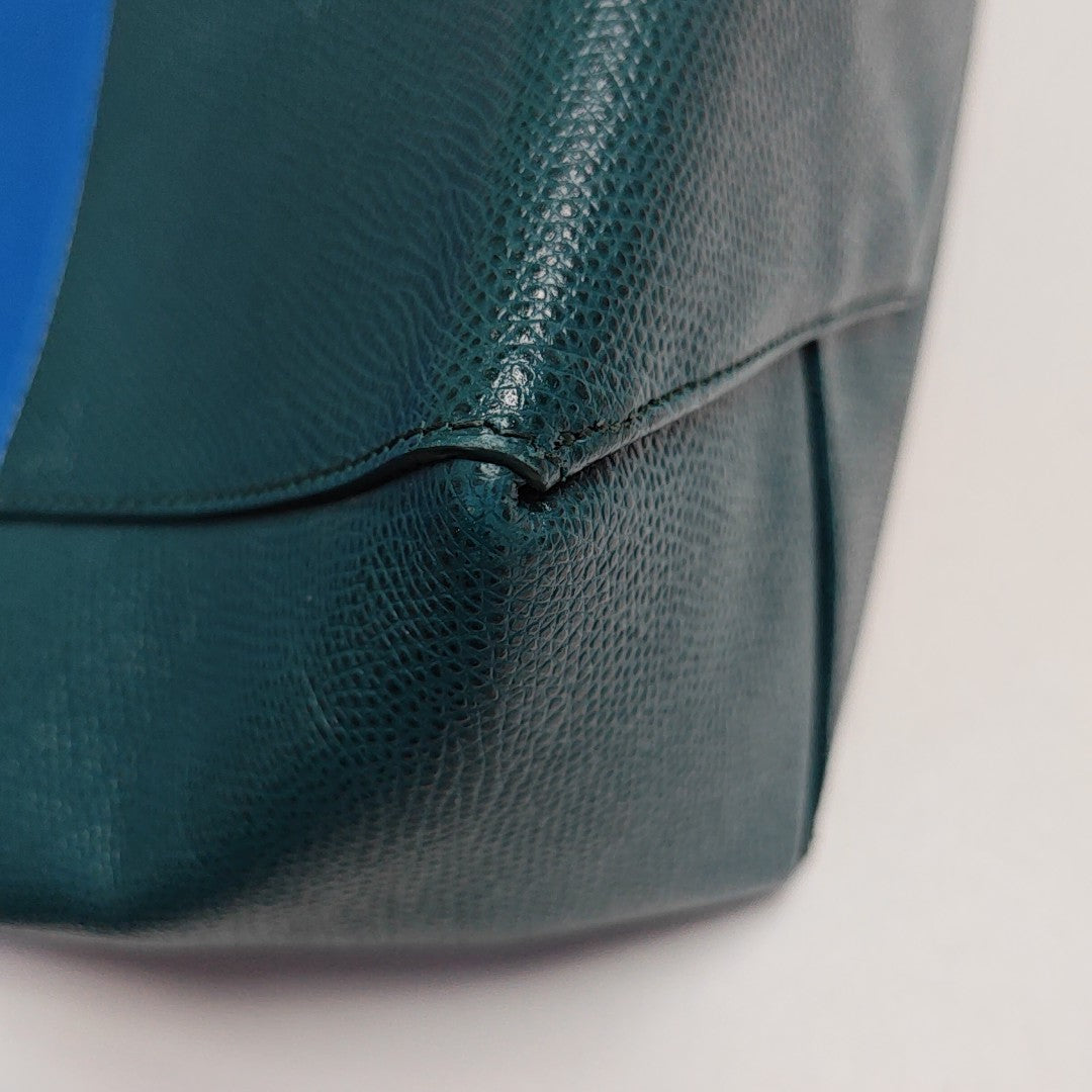 VERTICAL CABAS Mini Calfskin Blue