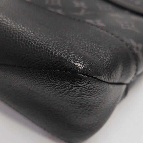 SAUMUR Monogram Coated Canvas Black